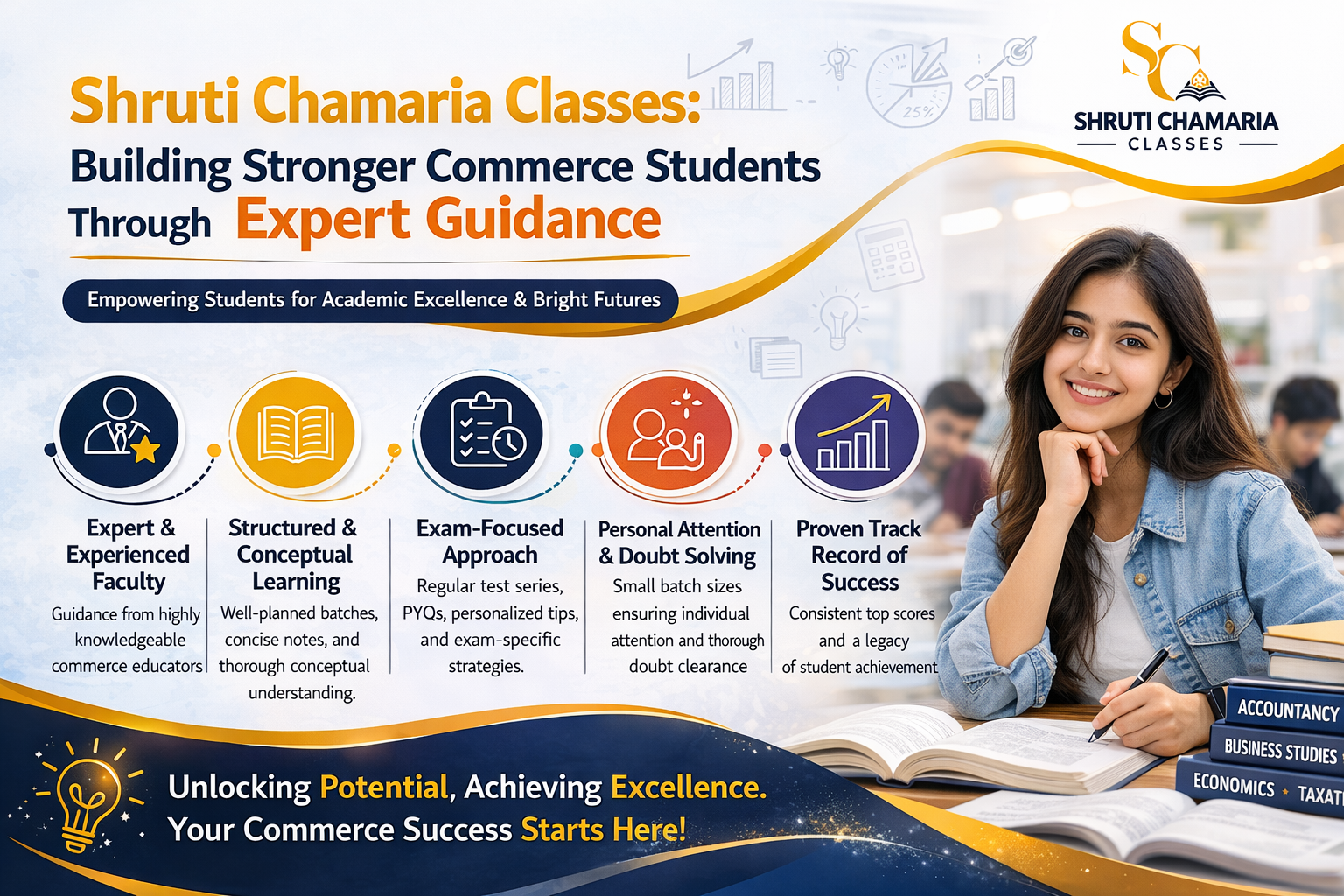 Shruti Chamaria Classes: Building Stronger Commerce Students Through Expert Guidance