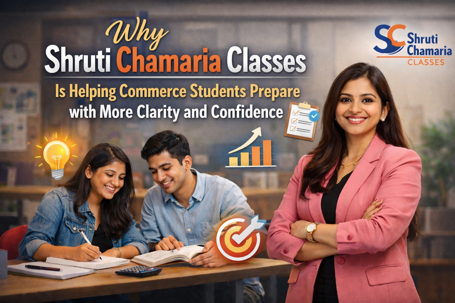 Why Shruti Chamaria Classes Is Helping Commerce Students Prepare with More Clarity and Confidence