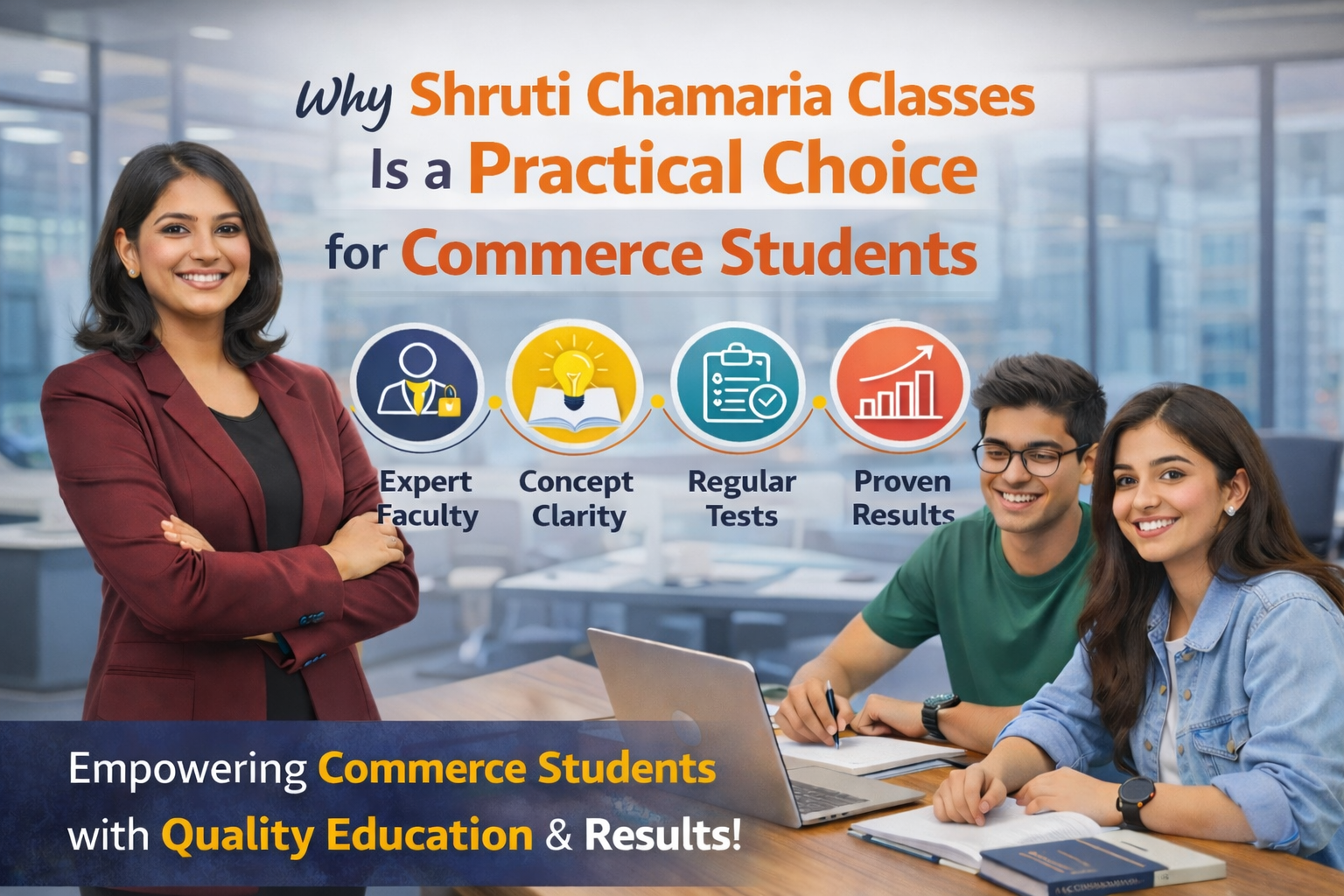 Why Shruti Chamaria Classes Is a Practical Choice for Commerce Students