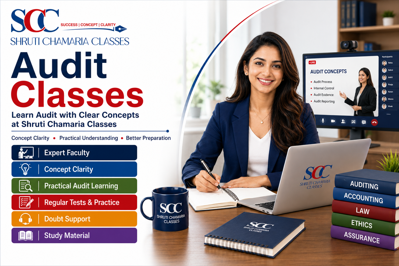 Audit Classes: Learn Audit with Clear Concepts at Shruti Chamaria Classes