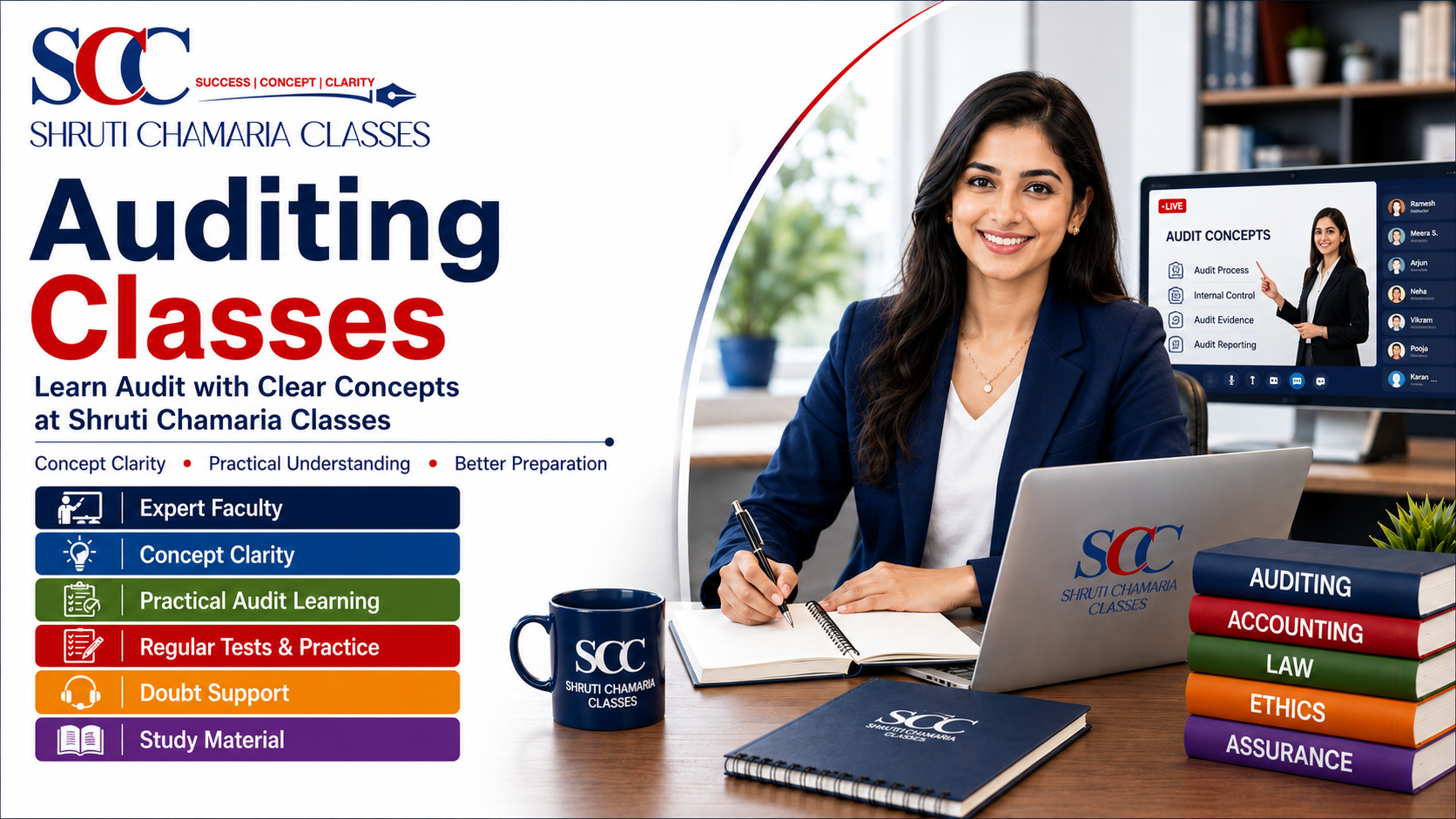 Auditing Classes: Learn Audit with Clear Concepts at Shruti Chamaria Classes