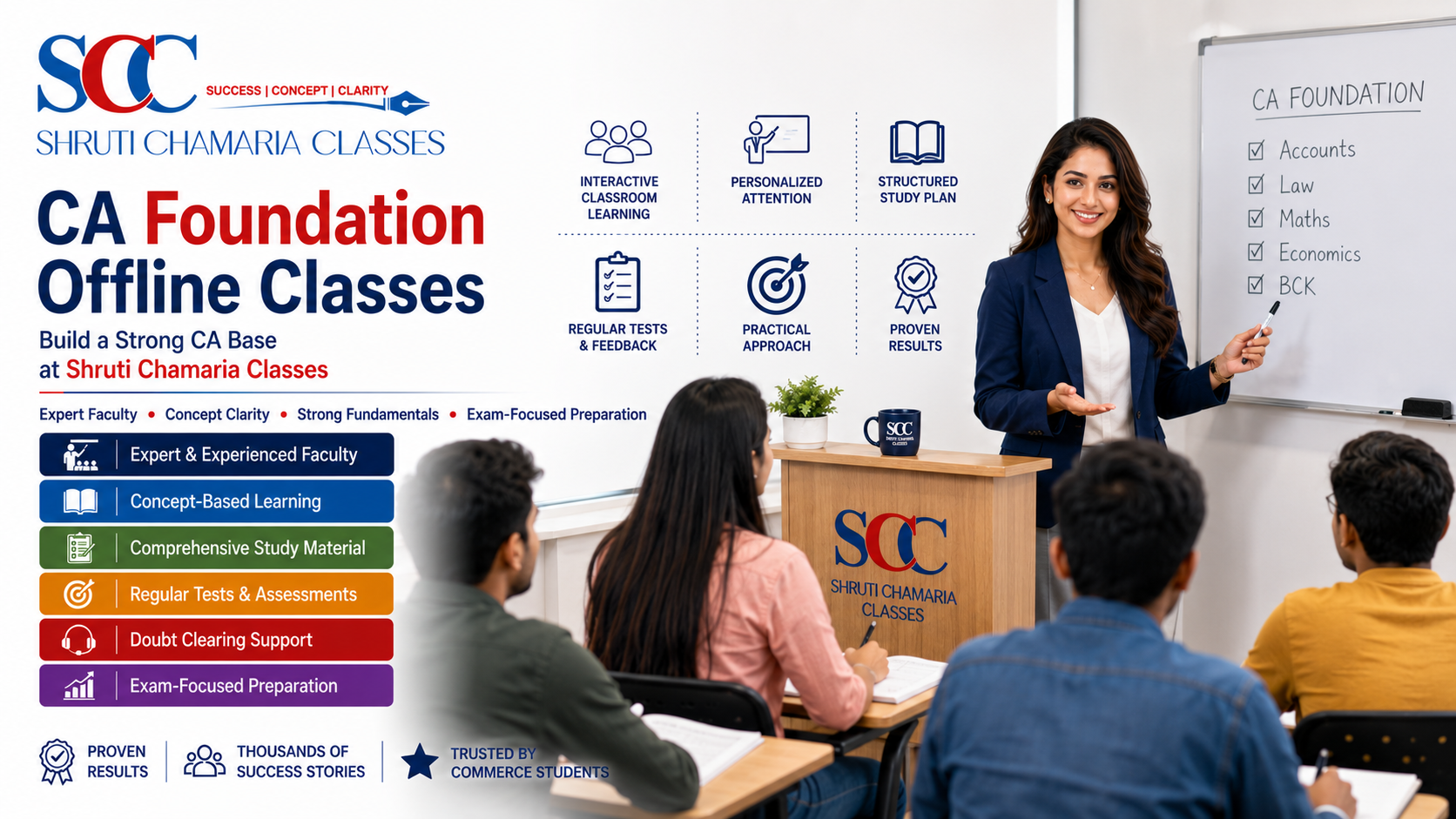 CA Foundation Offline Classes: Build a Strong CA Base at Shruti Chamaria Classes