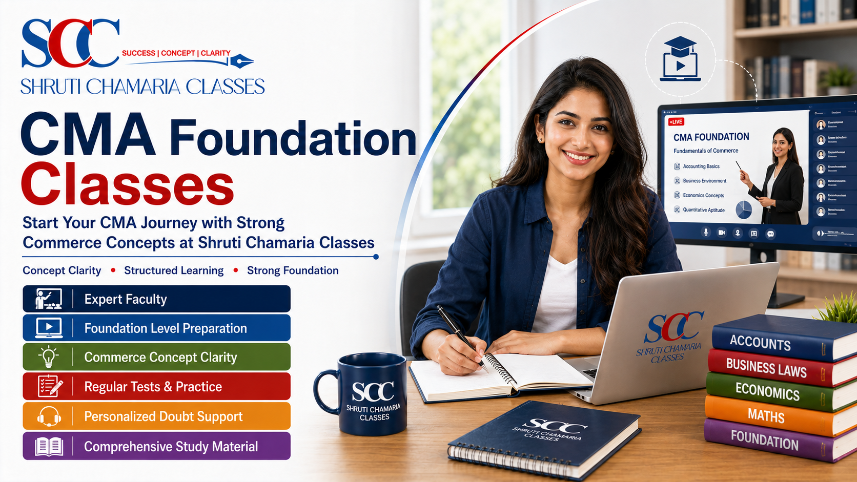 CMA Foundation Classes: Start Your CMA Journey with Strong Commerce Concepts at Shruti Chamaria Classes
