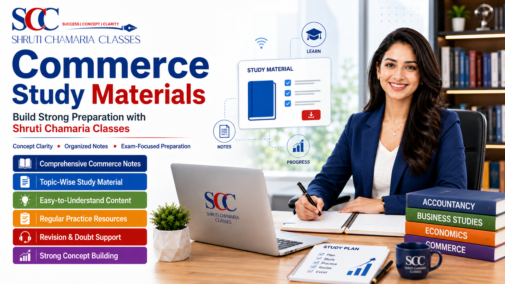 Commerce Study Materials: Build Strong Preparation with Shruti Chamaria Classes
