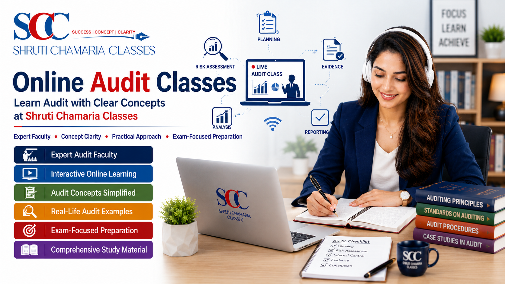 Online Audit Classes: Learn Audit with Clear Concepts at Shruti Chamaria Classes